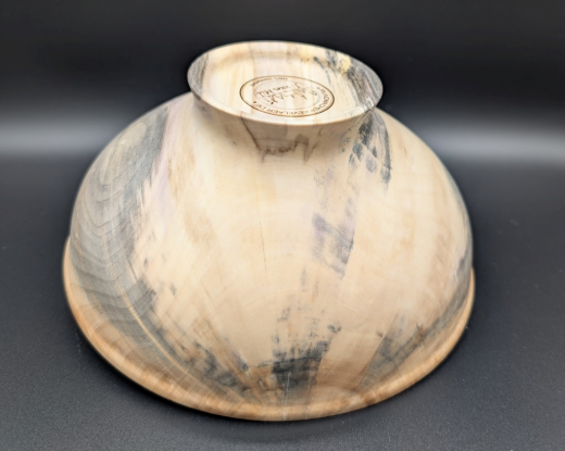 Schale aus gestockter Araukarie - Ø= ca. 19cm, H= ca. 9cm