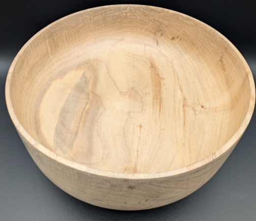 Dünnwandige Schale aus Ahorn - Ø ca. 27 cm, Höhe ca. 9 cm