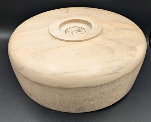 Dünnwandige Schale aus Ahorn - Ø ca. 27 cm, Höhe ca. 9 cm