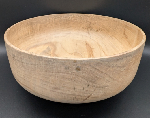 Dünnwandige Schale aus Ahorn - Ø ca. 27 cm, Höhe ca. 9 cm