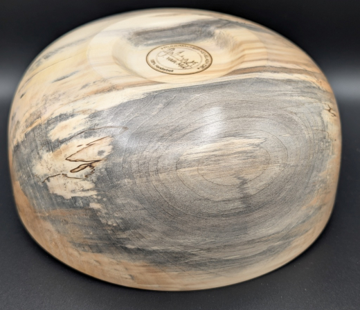 Schale aus gestockter Araukarie - Ø= ca. 21cm, H= ca. 9cm