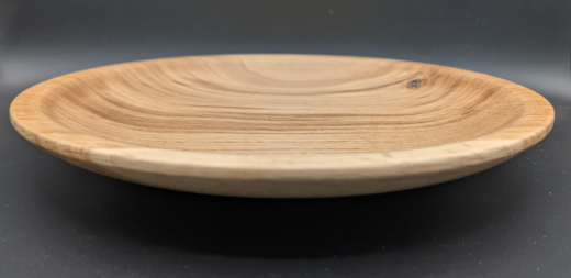 Handgedrechselter Holzteller aus Eiche